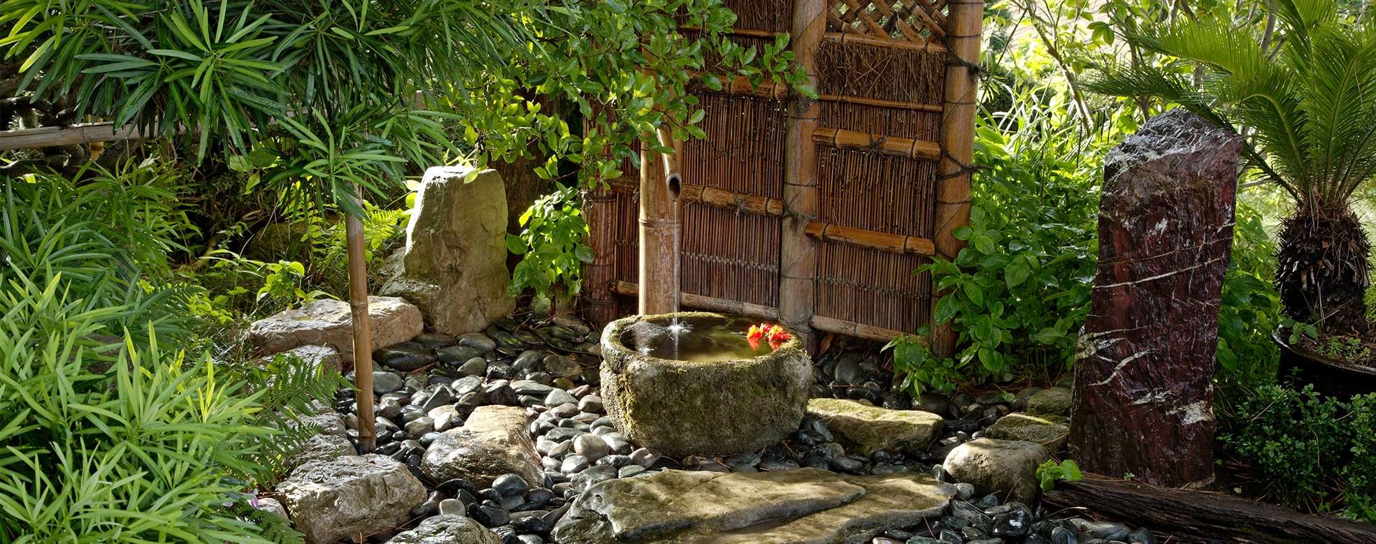 Image du parcours dans le jardin zen