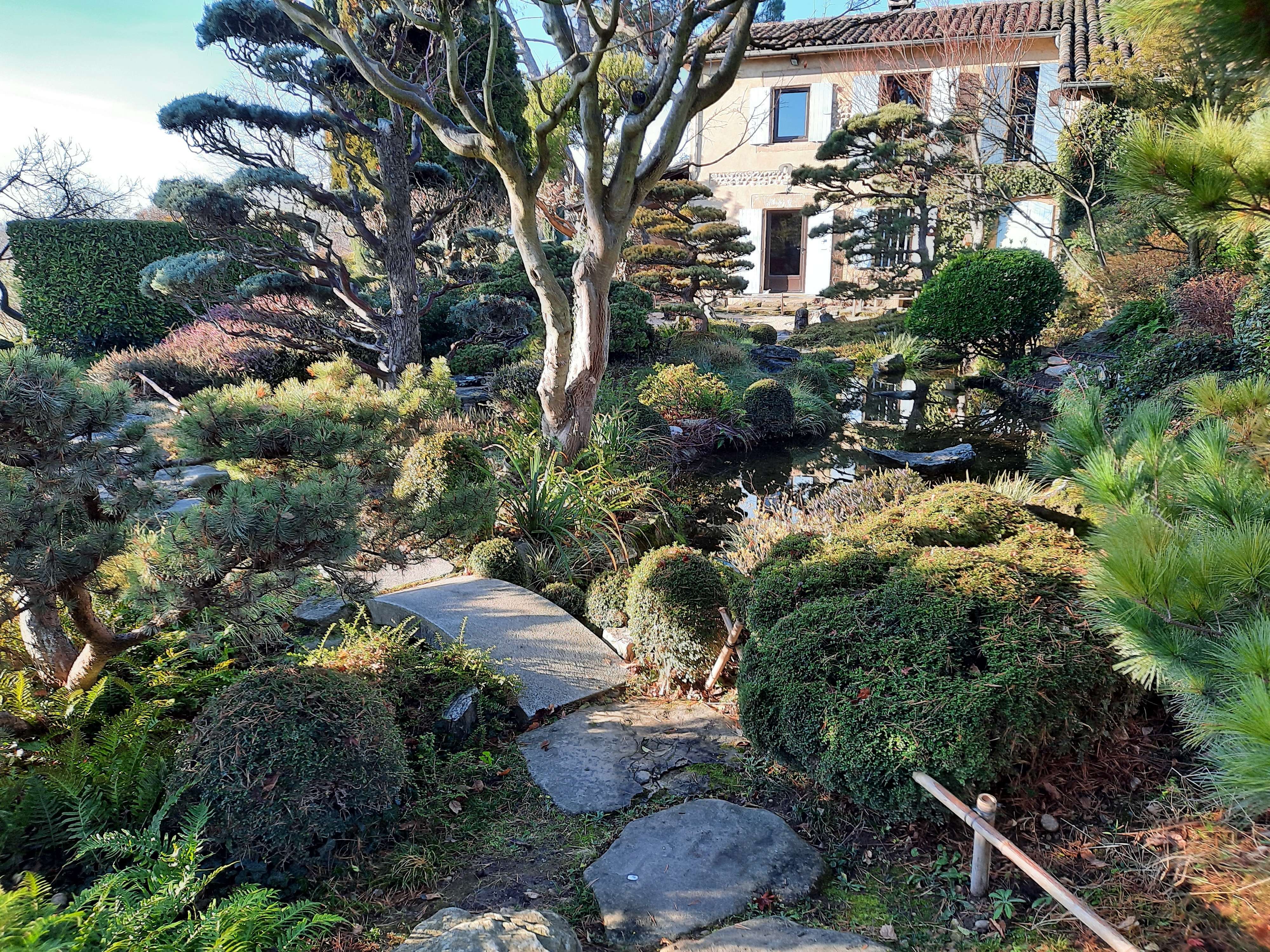 Image du parcours dans le jardin zen
